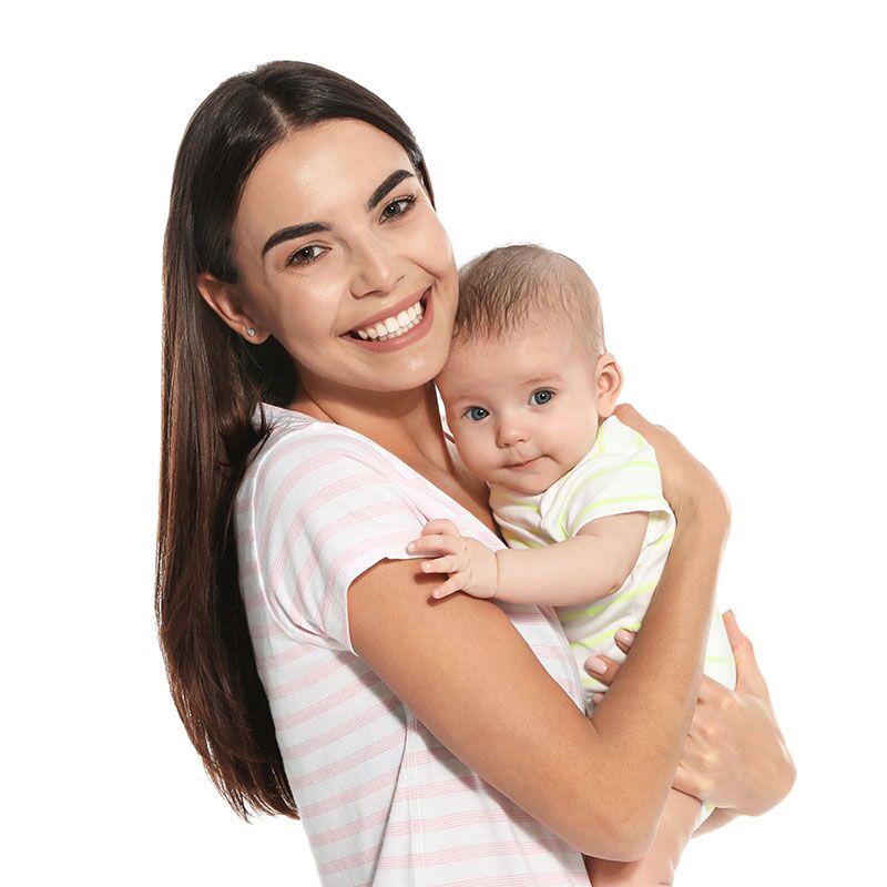 mother with baby
